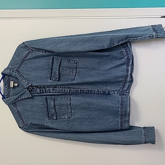 BENCH RARE Denim Jacket/Overcoat - Picture 1 of 8